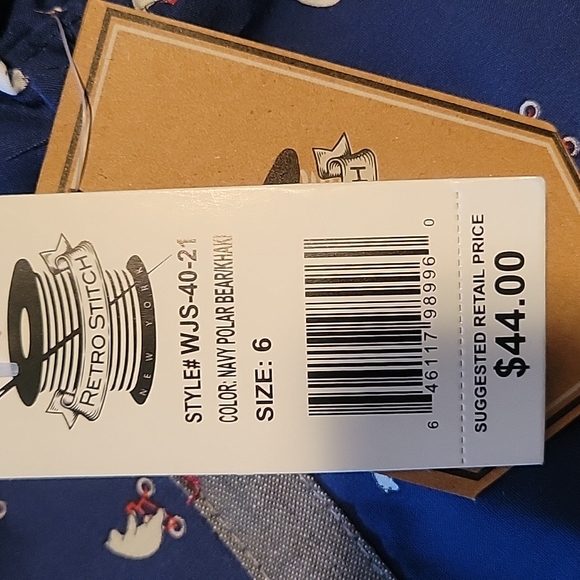 Brand New Retro Stitch Polar Bear button down Shirt - Picture 7 of 7